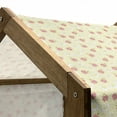 thumbnail image 4 of Ladybug Pet House, Bugs and Flourishing Daisies Pattern Pastel Colored Illustration, Outdoor & Indoor Portable Dog Kennel with Pillow and Cover, 5 Sizes, Pale Yellow White, by Ambesonne, 4 of 4