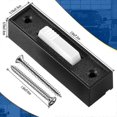 thumbnail image 3 of Universal Garage Door Opener Switch 41A4166 Wired Lighted Wall Mounted Push Button Black Finish with White Center Button, 3 of 5