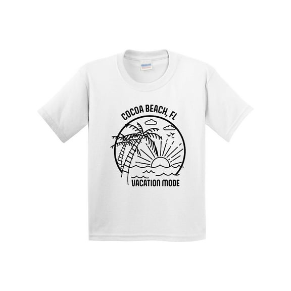 Inktastic Summer Vacation Mode Cocoa Beach Florida Youth T-Shirt
