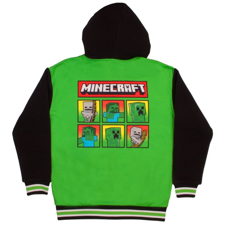 Minecraft zip up hoodie youth sale