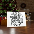 thumbnail image 4 of Inspirational Wall Art Make Yourself Proud Star Wall Art Motivation Wall Decor for Home Office Gym Inspiring Success Quote Print Ready to Hang Unframed, 4 of 16