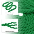 thumbnail image 3 of Unique Bargains 1/2'x16' Natural Twisted Cotton Rope 3 Strand Soft Craft Rope with Drawstring Bag Green 2 Pack, 3 of 6