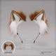 thumbnail image 4 of Diadema con orejas de bestia hecha a mano, tocado de lolita con orejas de gato de imitación, clip de cola KC, oreja de animal de níspero, lolita, fácil de usar, 4 of 5
