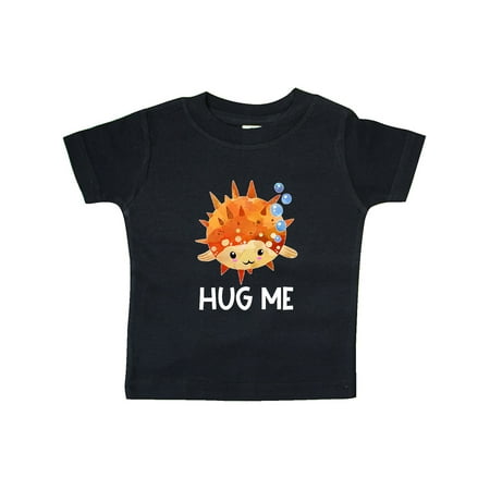 

Inktastic Hug Me Cute Pufferfish with Bubbles Gift Baby Boy or Baby Girl T-Shirt