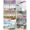 thumbnail image 5 of Purple Fluorescent Light Covers for Ceiling Lights 4x2 feet,3 Pack Magnetic Light Filters for Classroom,Retro Oil Painting Modern Abstract Art Aesthetics Fluorescent Light Shade Panel for Office, 5 of 9