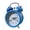 Blue, variant on Deyuer Alarm Clock Twin Bell Silent Movement Metal Heavy Sleepers Alarm Clock for Desktop,Pink