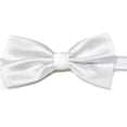 thumbnail image 1 of MesaSe Bow Tie Grid Pattern Skin-friendly Polyester Wedding Formal Meeting Necktie for Men, 1 of 11