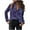 Purple, variant on Royisotas Long Sleeve Womens Plus Size Tops Winter Casual Velvet Fitted Womens Button Down Blouse Purple Pocket Solid Collared Button up Shirts