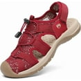 thumbnail image 3 of Rumpra Women’s Hiking Sandals Closed Toe Quick Dry Athletic Water Shoes Beach Sport Mesh Walking Sandals, 3 of 7