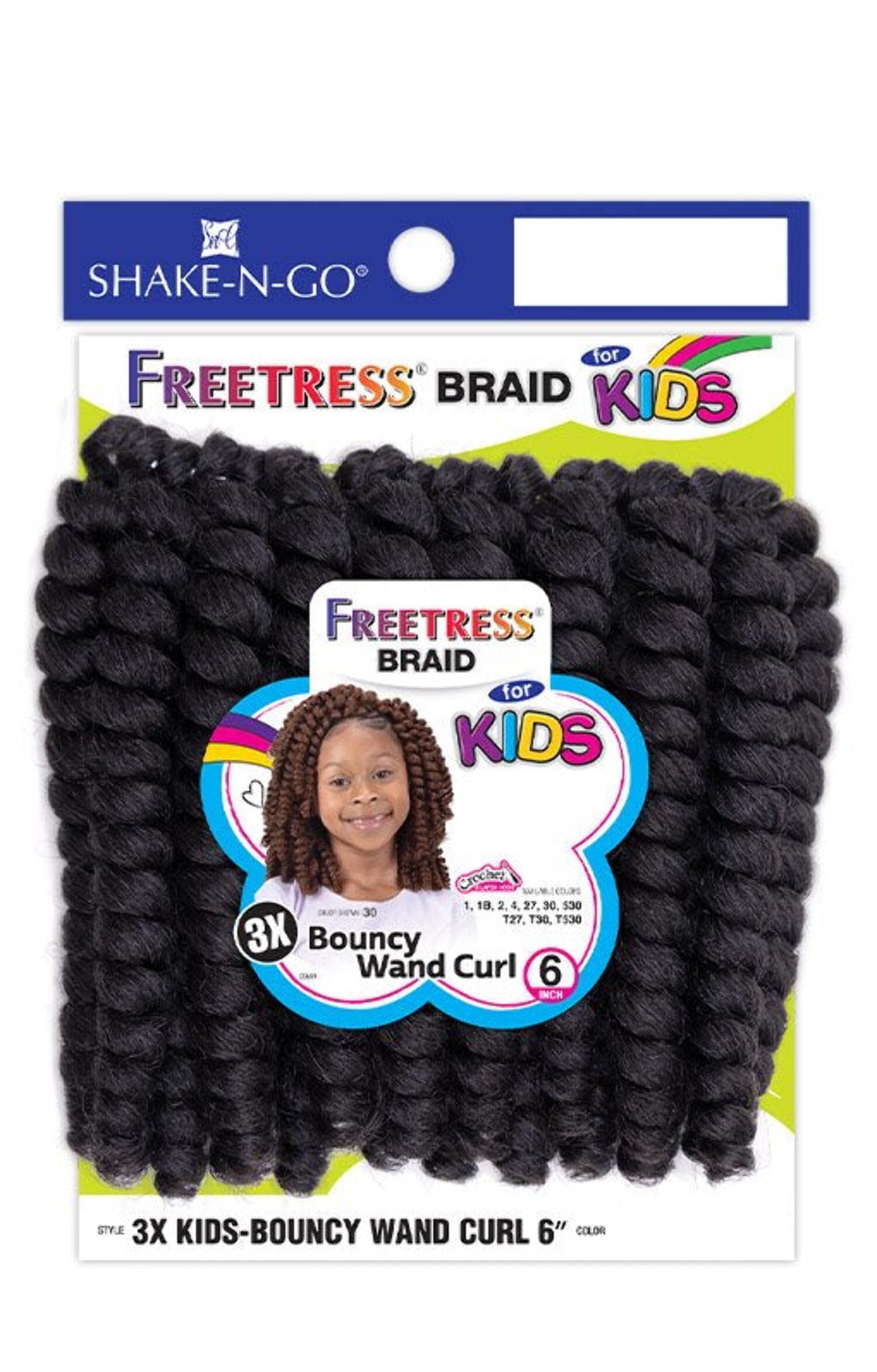 FREETRESS - 3X KIDS-BOUNCY WAND CURL 6