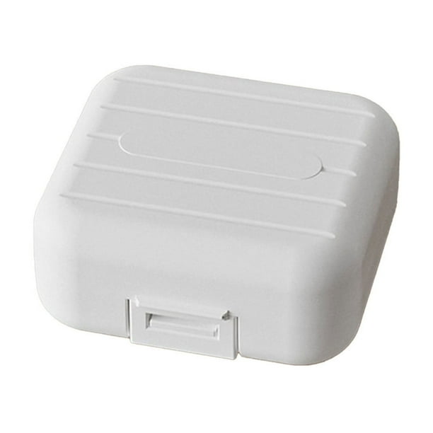 Caja de medicamentos portátil con divisiones independientes, caja de almacenamiento de medicamentos, caja de sellado de pastillas, caja de medicamentos portátil para una semana o tres comidas al día