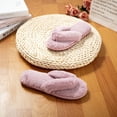 thumbnail image 6 of Fuzzy Flip Flop Slippers for Women Cute And Comfy Thong Slippers Squishy Lightweight For Indoor Outdoor Durable Anti-skid, 6 of 8