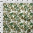 thumbnail image 3 of oneOone Viscose Jersey Dark Olive Green Fabric Tropical Palm Tree Sewing Material Print Fabric By The Yard 60 Inch Wide, 3 of 4
