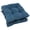 Indigo, variant on 16-inch Solid Micro Suede Square Tufted Chair Cushions (Set of 2)