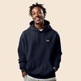 thumbnail image 4 of Dalix Rainbow Embroidered Fleece Zip Hoodie Cold Fall Winter Mens in Navy Blue 2XL XX-Large, 4 of 5
