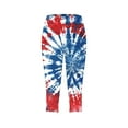 thumbnail image 4 of 4th of July Leggings for Women Capri Leggings for Women Leggings for Women Yoga Pants Women Summer High Waisted Printing Capris Matching Slim Fitting Yoga Gym Pants, 4 of 5