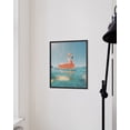 thumbnail image 6 of Haus and Hues Flamingo Art and Beach Pictures Wall Art - Flamingo Wall Art and Beach Art Wall Decor, Peach Pink Flamingos Poster Beach Prints Wall Decor, Beach Prints Wall Art (16" x 20" Framed Black), 6 of 6