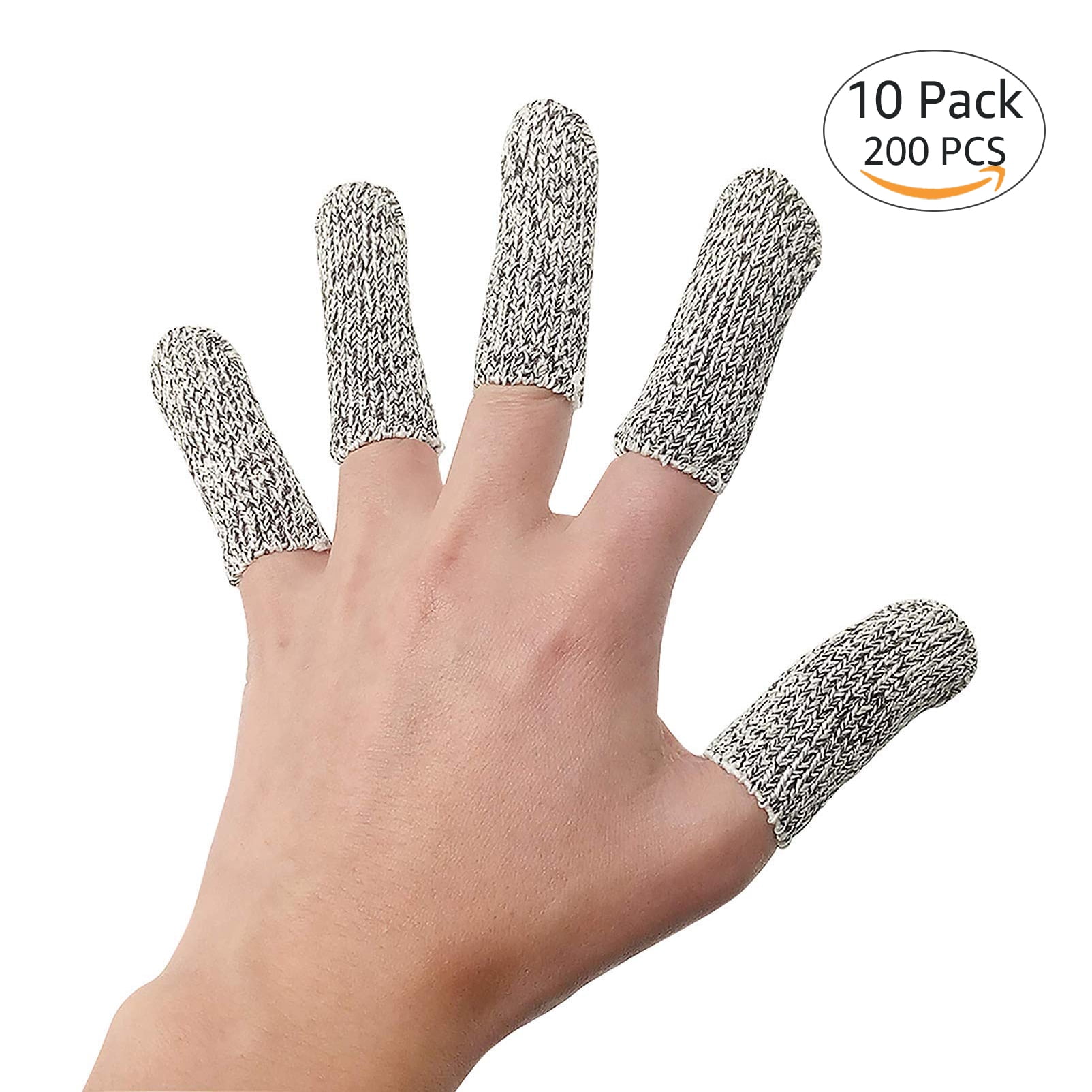 EvridWear Cut Resistant Finger Cots, reusable Toe Thumb Protector (L/XL