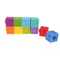 thumbnail image 3 of Juego de 12 piezas de bloques de construcción de de sílice para bebés, cubos numéricos para niños pequeños, juguete educativo de aprendizaje Baoblaze Bloques de construcción de niños juguete, 3 of 8
