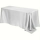 thumbnail image 2 of Mantel de satén sin costuras, rectangular, sedoso y suave, ideal para decoración de mesas, restaurantes, bodas, banquetes, fiestas y eventos., 2 of 5