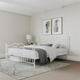 thumbnail image 2 of DHP Tatiana White Metal Bed King, 2 of 14