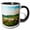 Black/White, variant on 3drose, Austria, Durnstein, Wachau Valley, Danube River - Eu03 Mgl0043 - Miva Stock, 11oz Magic Transforming Mug