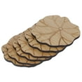 thumbnail image 1 of Juego De 6 Unidades De Posavasos De Bambú Para Taza De Té, Posavasos Con Aislamiento Térmico, Accesorio De Mesa Para Bebidas, 1 of 7