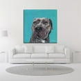 thumbnail image 2 of 24" x 24" Good Boy by Melissa Symons - Wall Art Print on Canvas Fabric Green, 2 of 3