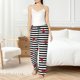 thumbnail image 4 of Balery Ladybugs on Black and White Striped Pantalones de pijama para mujer, pijamas ultraligeros, pantalones de estar por casa-X-Large, 4 of 6