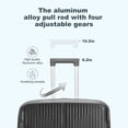 thumbnail image 3 of Neatifyes Luggage Set, 3-Piece Hardside Suitcase Set, 20-inch Carry On, 24-inch, 28-inch Luggage, 3 of 9