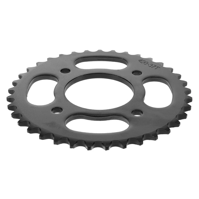 BESTYASH Sprocket Metálico Negro Para Trasera De Motocicleta Con 37 Resistente Y Duradero