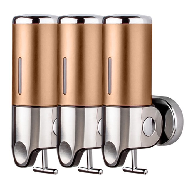 Dispensador de jabón, champú y acondicionador para baño y cocina de pared