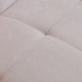 thumbnail image 5 of Chenille fabric pull-out sofa bed,sleeper loveseat couch with adjustable armrests-Pink, 5 of 6