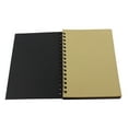 thumbnail image 1 of OULII Simple Notebook Kraft Paper Notebook Black for Office Use 1Set, 1 of 3