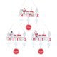 thumbnail image 2 of Adornos navideños de madera con diseño de alce, perfectos para decorar árboles, ventanas y puertas, ideales para crear un ambiente festivo en tu hogar o restaurante durante la Navidad., 2 of 6