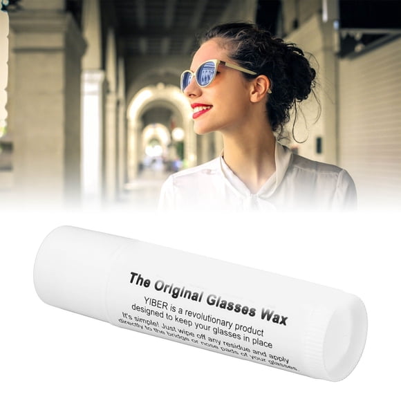 Cera Para Gafas De Sol, Cera Para Gafas Antideslizante Fácil De Usar Cera De Abejas Natural Tamaño Portátil Seguro Estable Para Oficina