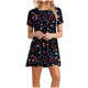 thumbnail image 2 of Vestidos de Verano de Manga Corta de las Mujeres, Cuello Redondo Casual de la Moda, Vestido de Impresión para las Mujeres, 2 of 7