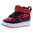 thumbnail image 5 of Nike Court Borough Mid 2 Leather Infant/Toddler Shoes Size 10, Color: University Red/Black/White, 5 of 5