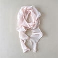 thumbnail image 4 of PRINxy Women’s Ruffled Trim Sheer Skinny Scarf, Flowy Lightweight Long Neck Bandana For Office Beach Vacations Coffee Runs Pink, 4 of 5