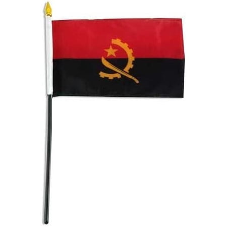 Online Stores Angola Flag 4 x 6 inch