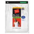 thumbnail image 2 of Hanes White A-Shirt,5 pack tagless tanks, XXL, 2 of 2