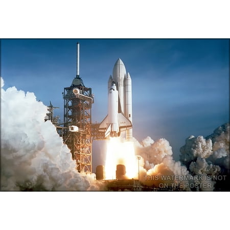 24"x36" Gallery Poster, Space Shuttle Columbia from the Kennedy Space Center