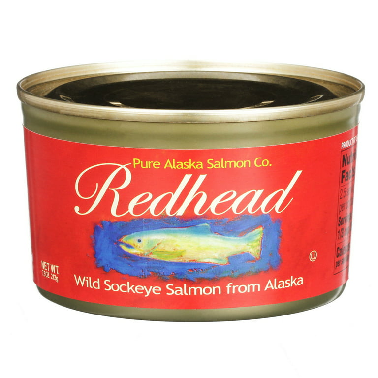 Pure Alaska Salmon Co. Redhead Wild Sockeye Salmon, 6.5 oz Can