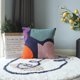 thumbnail image 2 of Funda de Almohada Decorativa YONGSHENG Textura Moderna Bordada 1 Pieza Naranja Morado, 2 of 5