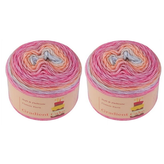 2-pk Gradient Cake Cotton Yarn Ball by Yonkey Monkey (1155)