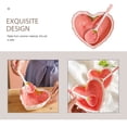 thumbnail image 4 of Heart Shaped Strawberry Bowl Spoon Decorative Tableware Ceramics Bowls Good Looking, 4 of 6