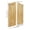 Wood Color, variant on Black Solid Wood Interior Swinging Door 36" W x 42" H, Self-Closing Double-Action Saloon Doors with Hinges Hardware Entrance Partition for Cafe Stairs Hallway Kitchen Bar