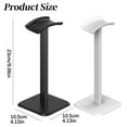 thumbnail image 4 of Aluminum Headphone Stand with Flexible Headrest, Headset Display Hanger Rack, Adjustable Earphone Holder for Gaming & All Headphone Sizes, 4 of 4