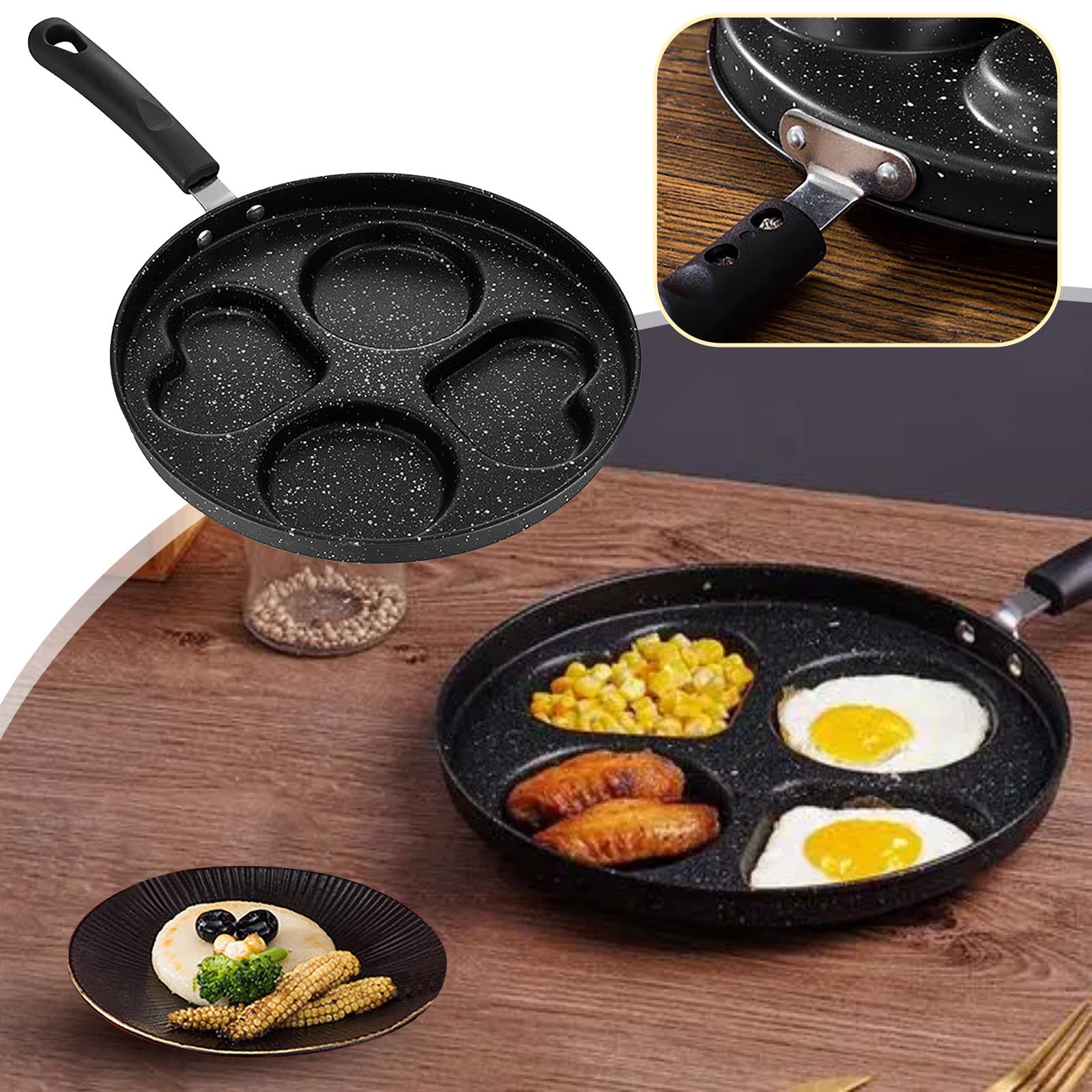 Frying Pans Nonstick Breakfast Frying For Eggs Cooking Pancake Pan ...