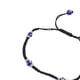 thumbnail image 5 of EeaseMX Pulsera tejida ajustable con cuentas en forma de ojos, sencilla y hecha a mano, para adultos, niños y adolescentes (negra)., 5 of 7